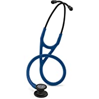 3M Littmann Cardiology IV Fonendoscopio diagnóstico- campana de acabado en color Negro- tubo Azul Marino y vástago y…